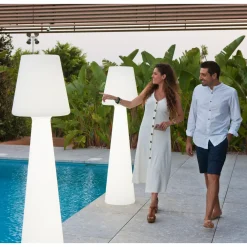 Newgarden vloerlamp Lola wit 200cm