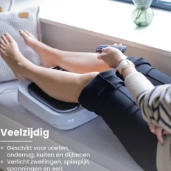 Nexxt Been- En Voetmassageapparaat Met Shiatsu En Afstandsbediening Zwart/grijs