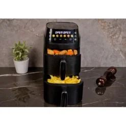 Nexxt Double Stack Airfryer 5,0 Liter Met 2 Manden En Digitaal Display