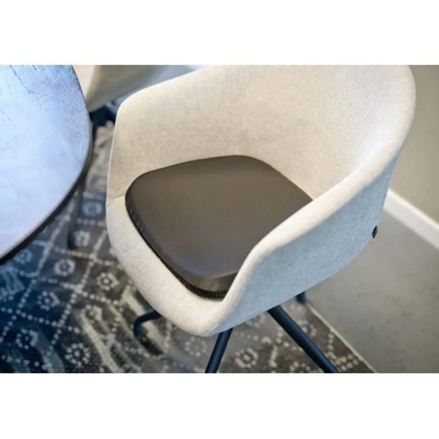 Nexxt Gel Zitkussen Ergonomisch Zwart 40 X 37 X 4 cm