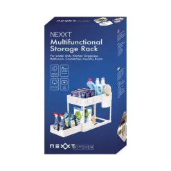 Organisateur Nexxt Keukenkast Organizer Voor Onder De Gootsteen 2-laags Wit 38 X 20,5 X - 33,5cm
