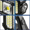 Nexxt Solar Flashlight Oplaadbare Zaklamp Met Zonnepaneel En Powerbank