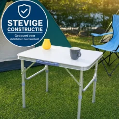 NordFalk Inklapbare Campingtafel 60 X 45 Cm Verstelbaar Aluminium