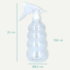 Nordix Plantenspuit Plantensproeier Waterverstuiver Sprayflacon 550ml Wit Kunststof