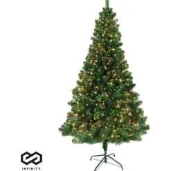 Nordlandia Kunstkerstboom Met Led Verlichting - 180 Cm - Realistische Kunststof Kerstboom