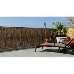 Nortene Tuinscherm Fency - Synthetisch - Kastanjebruin - 100x300cm