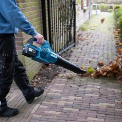 NovarGarden - Accu Bladblazer NG2 - Blauw - 200km/h - Incl. 1x Accu (4.0Ah) en lader