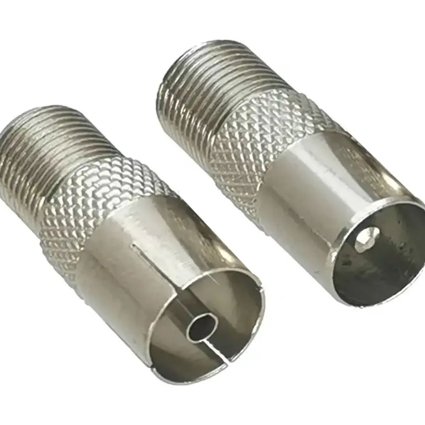 Nowlinq F naar COAX adapters. Set van 2 (mannelijk en vrouwelijk)