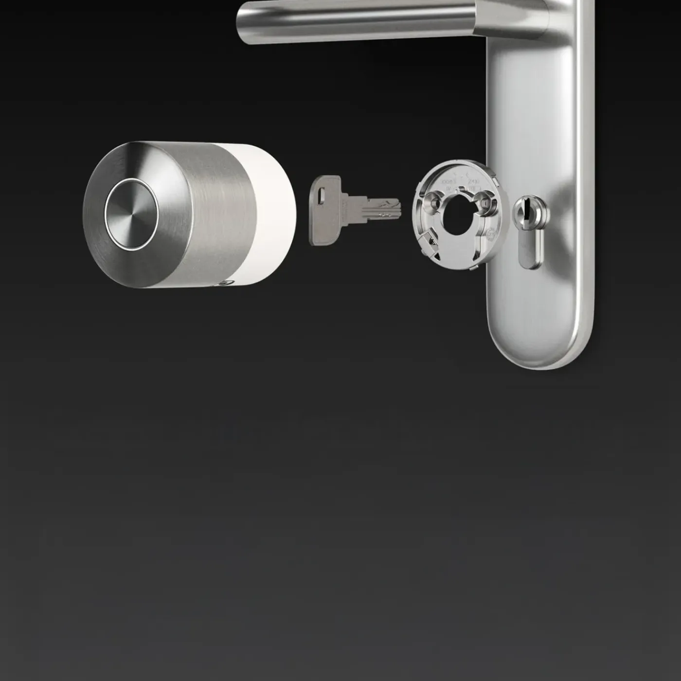 Nuki Smart Lock Ultra Slim Deurslot - Draadloos op Batterij - Zilver