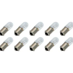 Oe Lightning Signaallamp Ba9s 24v 1.2w - 50 Mah - 10 Stuks - T10 Gloeilamp 10mm - 28mm - 2500k