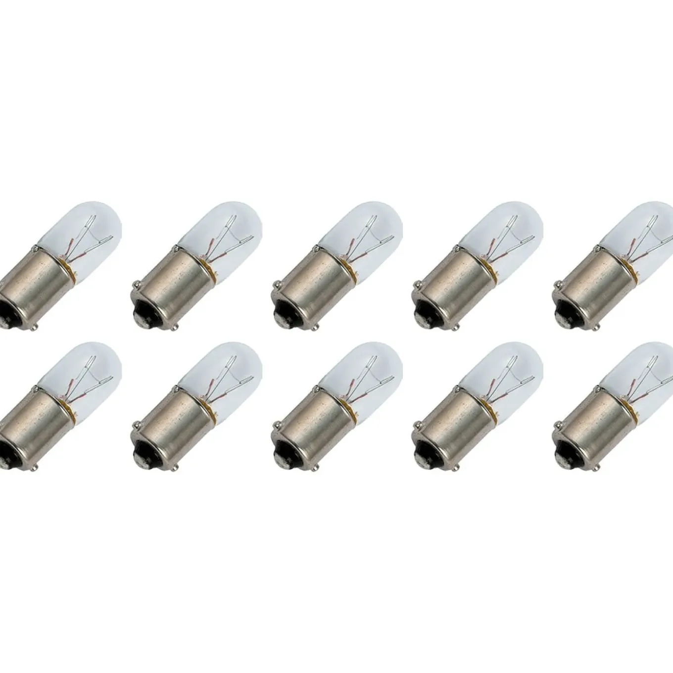 Oe Lightning Signaallamp Ba9s 24v 1.2w - 50 Mah - 10 Stuks - T10 Gloeilamp 10mm - 28mm - 2500k
