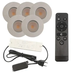 Olucia - Dico - Inbouw Veranda Lamp - Chroom - 5l