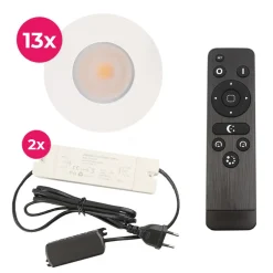 Olucia - Dico - Inbouw Veranda Lamp - Wit - 13l