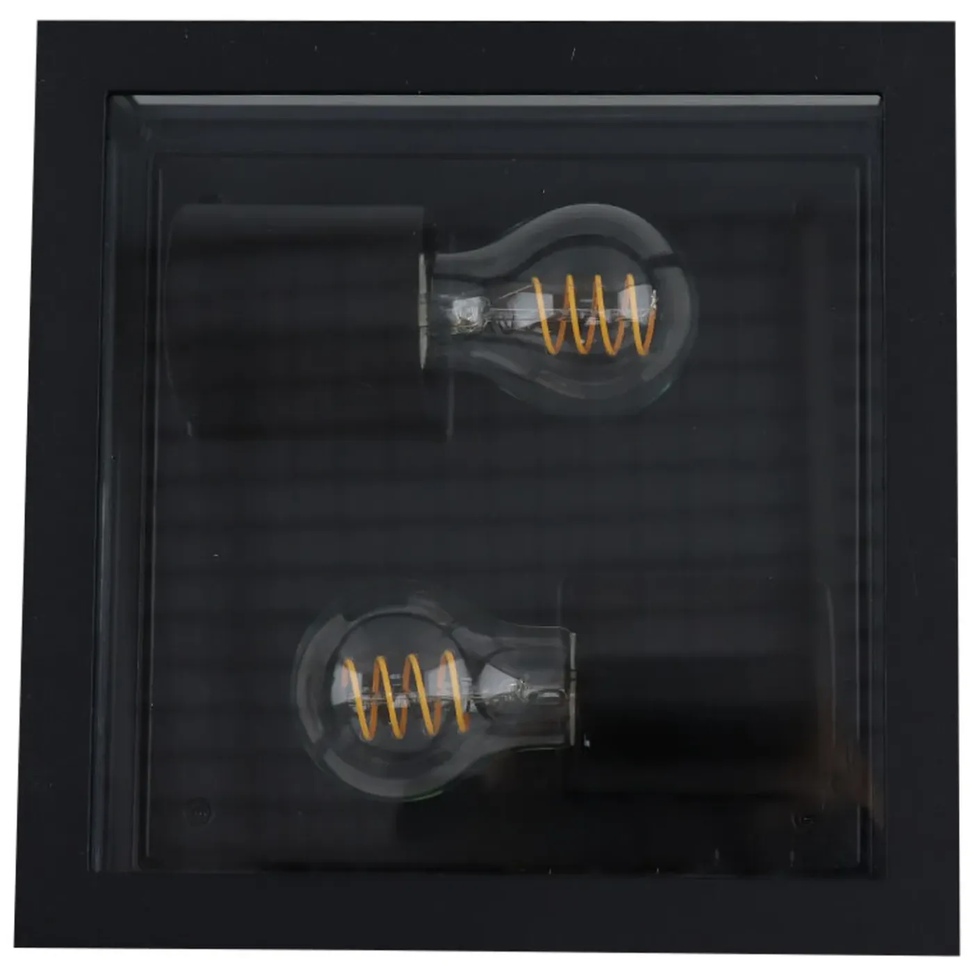 Olucia - Ivanka - Buitenplafondlamp - Zwart
