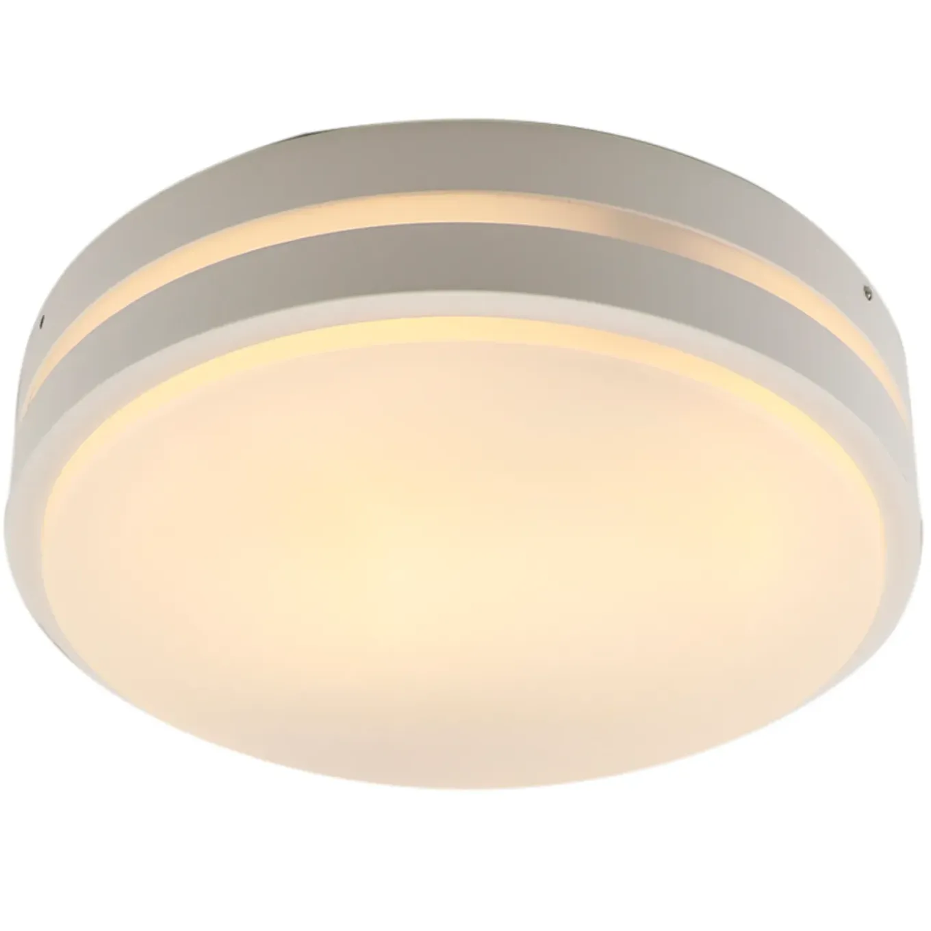 Olucia - James - Buitenplafondlamp - Wit