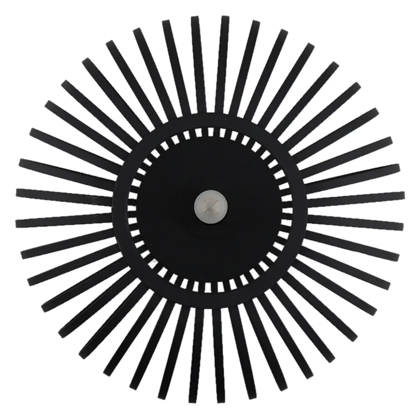 Olucia - Lieve - Badkamer Plafondlamp - Zwart