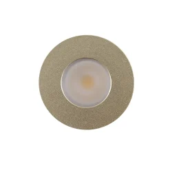 Olucia - 4 Messing Veranda Inbouwspots Dico, Ip65, Incl. Aansluitset En Afstandbediening
