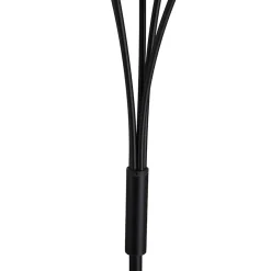 Olucia - Stacy - Vloerlamp - Amber / Zwart