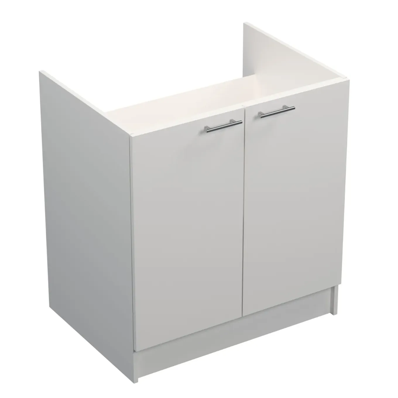 Onderkast Spoeltafel Prim - Wit - Melamine 16mm - 120x87x59cm - 2 Deuren