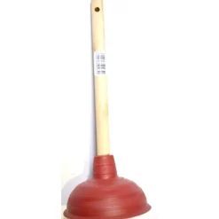 Ontstopper met houten steel