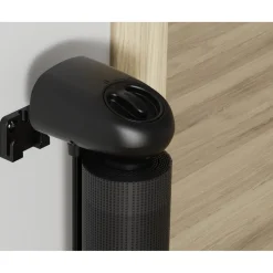 Pitt & Co. Oprolbaar Traphekje Zwart 140 cm – Veiligheidshek voor Kinderen en Dieren – Push & Twist