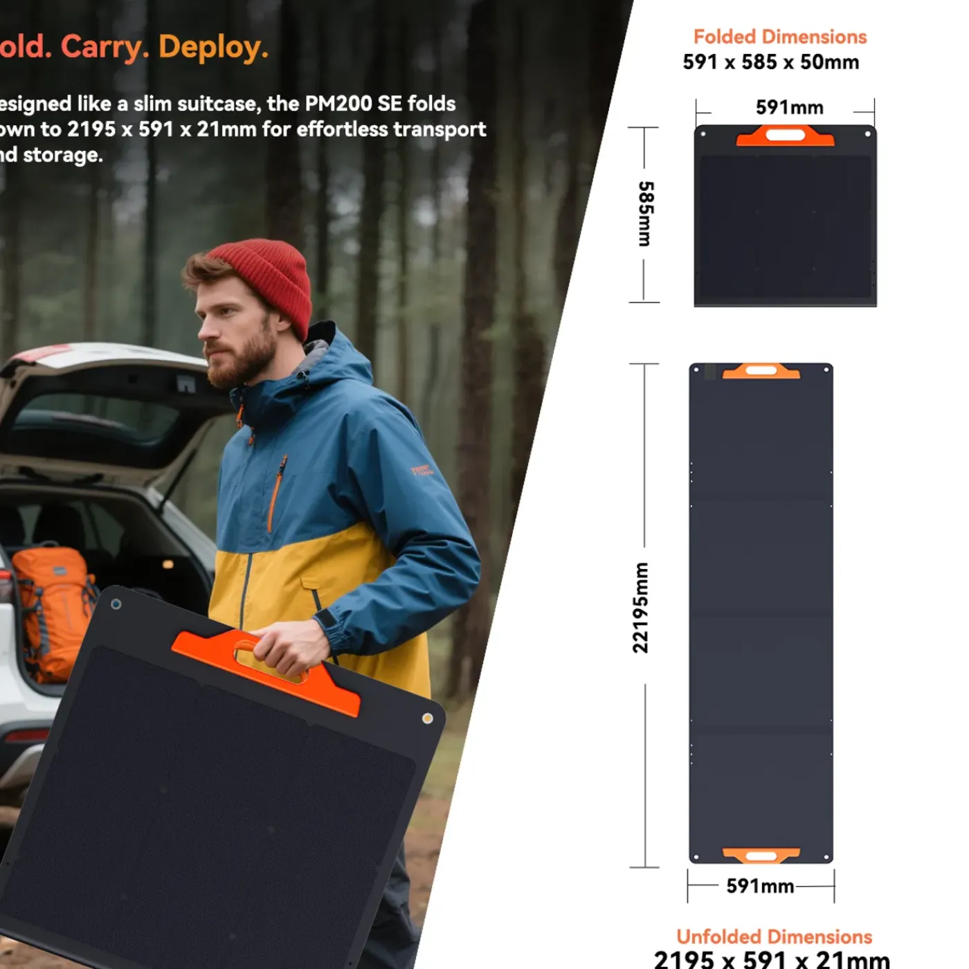 Oscal - Draagbare Zonnepanelen - PM200 SE - 200w