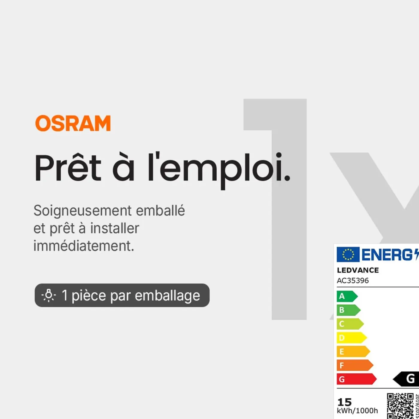 OSRAM Gloeilamp E14 - 15w 90lm 2700k - Warm Wit Licht - Dimbaar - Buislamp - 1 Stuk
