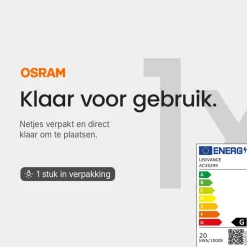 Osram Halogeen Insteeklamp Gy6.35 - 20w 300lm 2800k 12v - Warm Wit Licht - Dimbaar - 1 Stuk