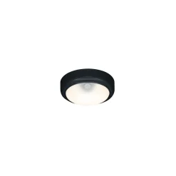 Osram LED Bulkhead Motus Round - Zwart - IP65 - 15W - met Bewegingssensor