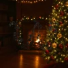 Othmar Decorations Kerstboom Slinger - Bladeren - Zwart- 2 M