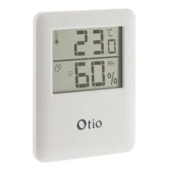 OTIO - Thermometer - Praktisch Formaat, Magnetische Bevestiging, Wit - 8 X 6,5 X 0,9 Cm