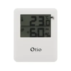 OTIO - Thermometer - Praktisch Formaat, Magnetische Bevestiging, Wit - 8 X 6,5 X 0,9 Cm