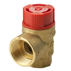 Ottone 1/2" x 3/4" drukverlagende klep vrouwtje 6 BAR