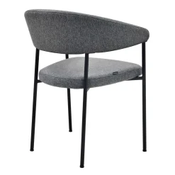 Oviala Adele Set Van 2 Fauteuils Van Multiplex En Roestkleurige Stof