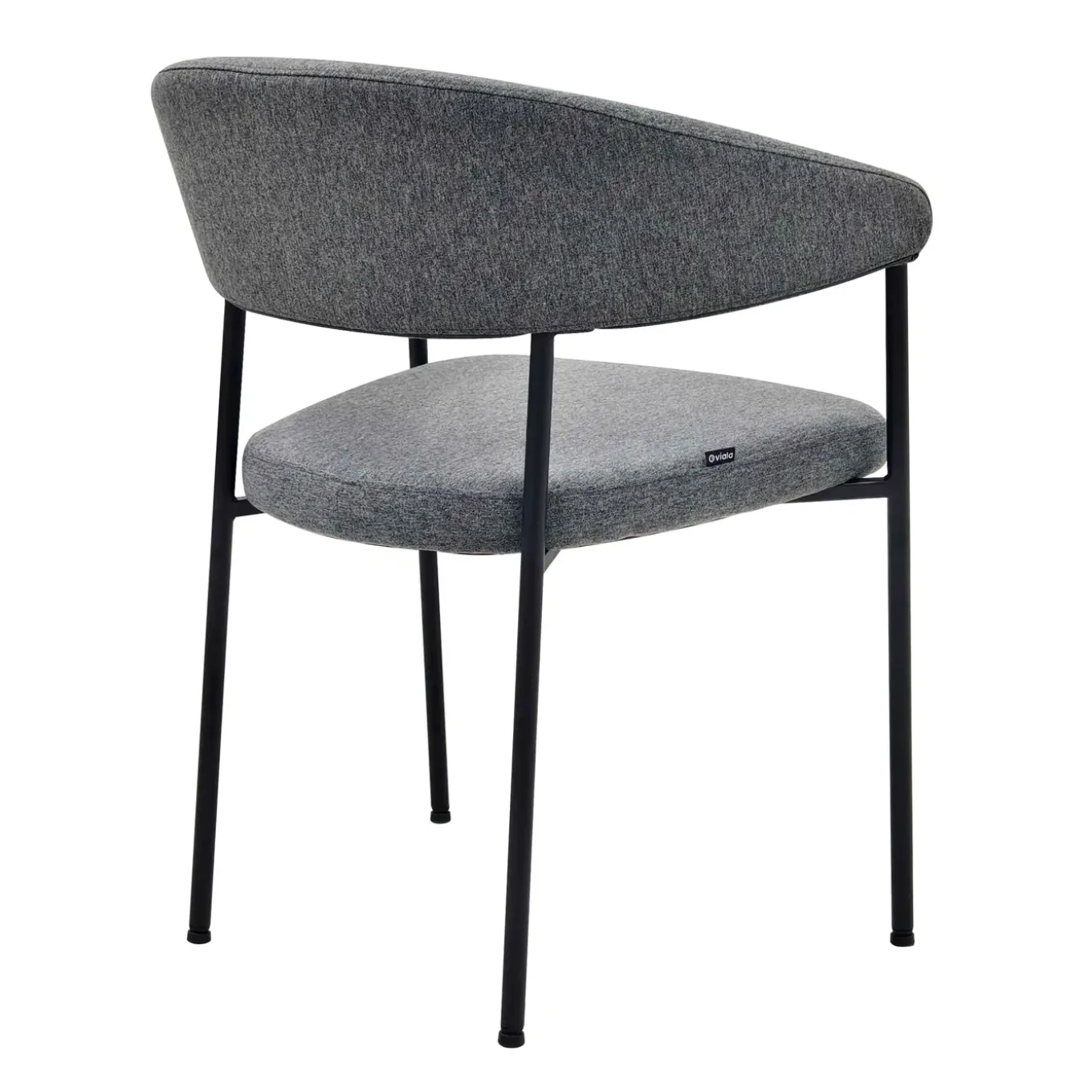 Oviala Adele Set Van 2 Fauteuils Van Multiplex En Roestkleurige Stof