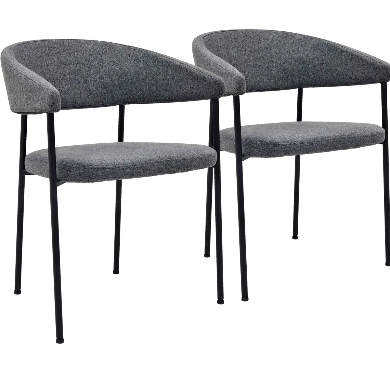 Oviala Adele Set Van 2 Fauteuils Van Multiplex En Roestkleurige Stof