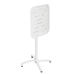 Oviala Almada 60x60 Cm Hoge Witte Aluminium Kanteltafel