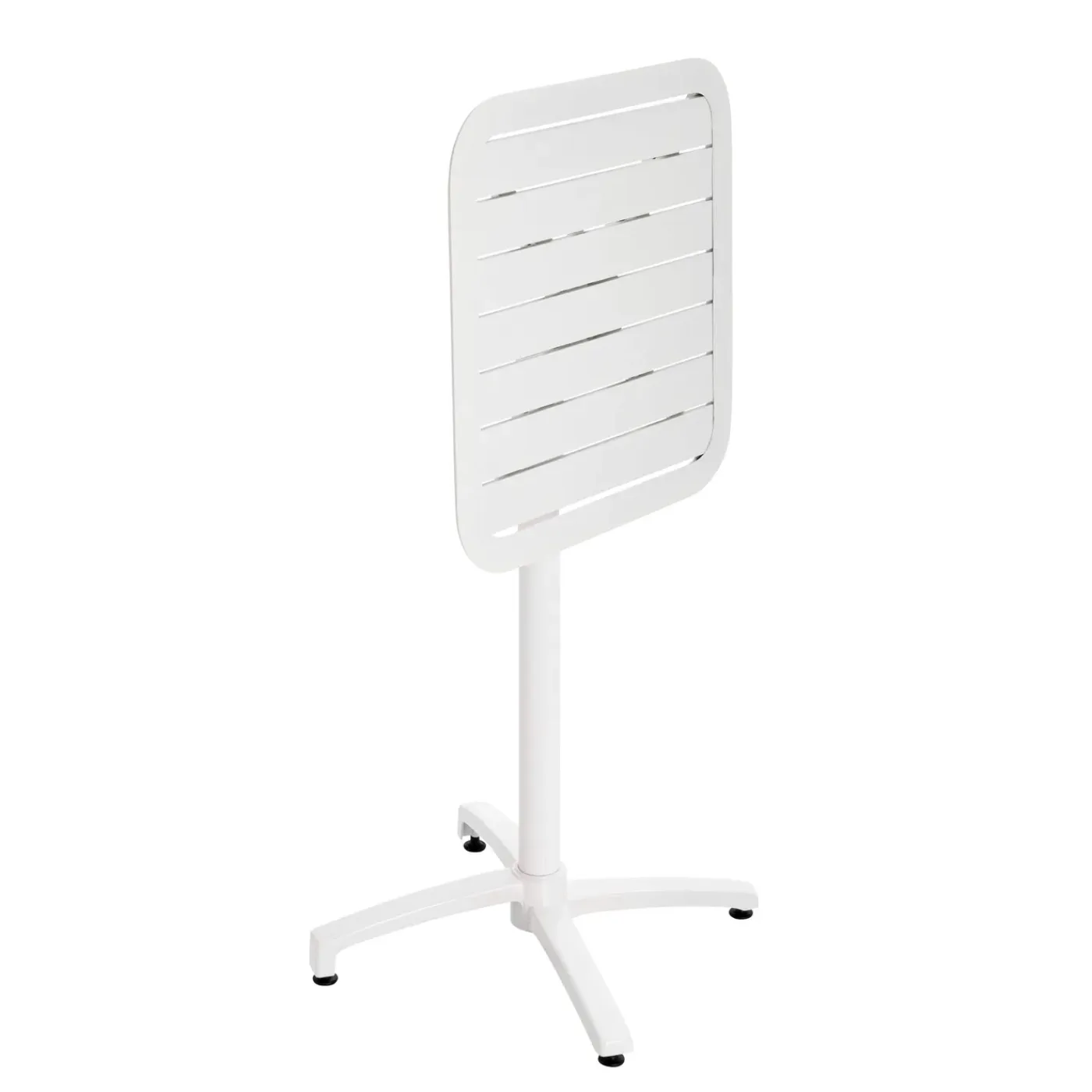 Oviala Almada 60x60 Cm Hoge Witte Aluminium Kanteltafel