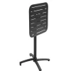 Oviala Almada Zwart Aluminium 60x60 Cm Hoge Kanteltafel
