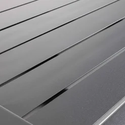 Oviala Almada Zwart Aluminium 60x60 Cm Hoge Kanteltafel
