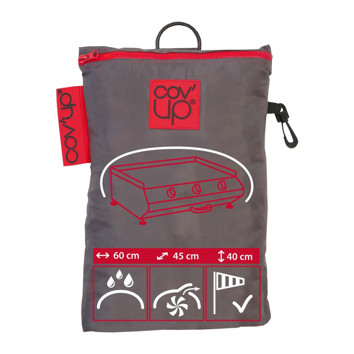 Oviala Cov'up Hoes Voor Plancha 60 X 45 X 40 Cm Cov'up