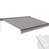 Oviala Ouessant Elektrische Zonwering 4x3m In Taupe