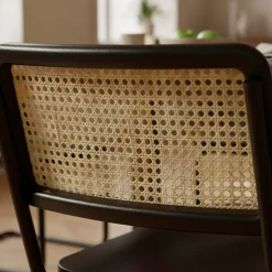 Oviala Set Van 2 Metalen En Houten Stoelen Betty Zwart Betty Zwart