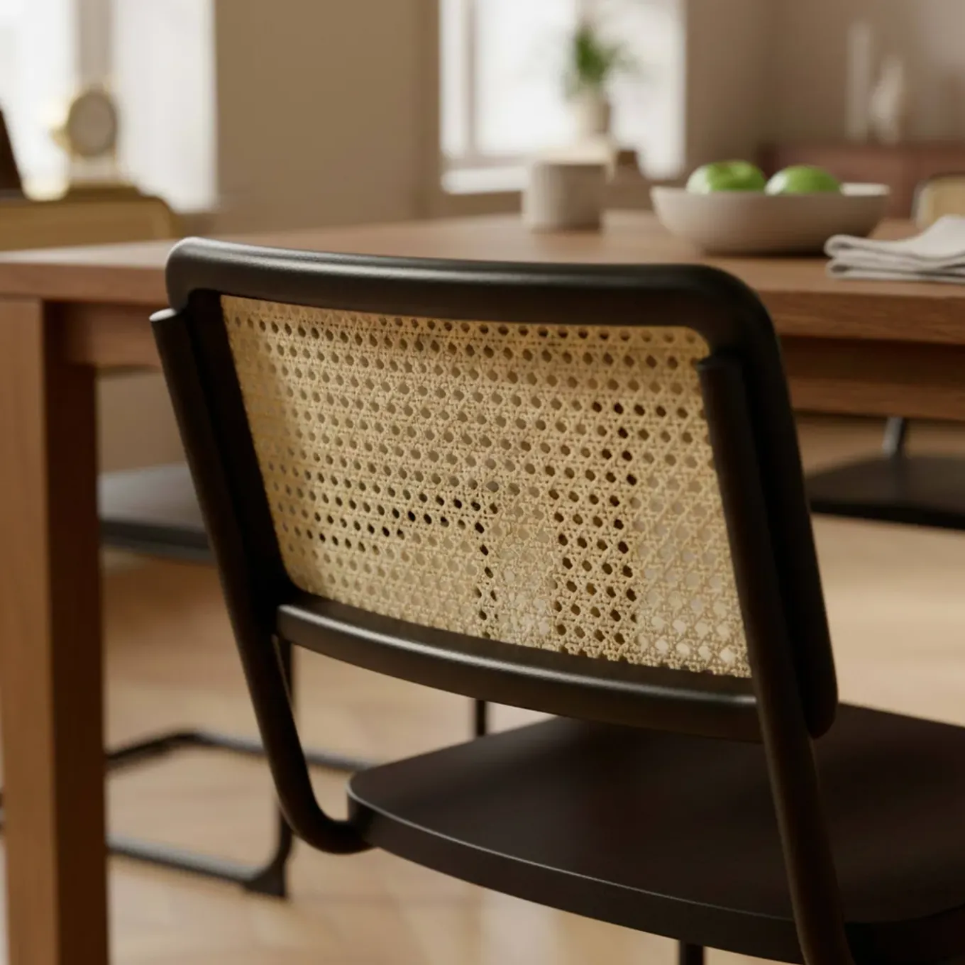 Oviala Set Van 2 Metalen En Houten Stoelen Betty Zwart Betty Zwart