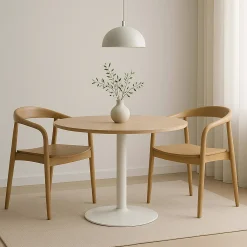 Oviala Set Van 2 Stoelen In Scandinavische Stijl In Natuurlijk Iepenhout Ela Eiken