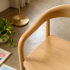 Oviala Set Van 2 Stoelen In Scandinavische Stijl In Natuurlijk Iepenhout Ela Eiken