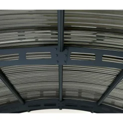 Canopia Palram - | Atlas 495X287 cm Carport Enkel Donkergrijs Zonnegrijs