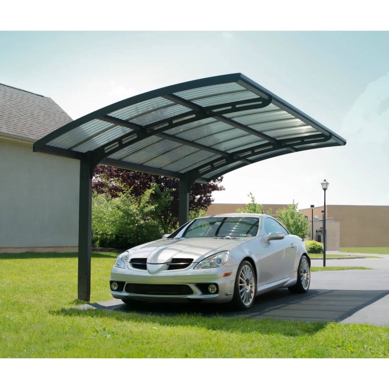 Palram | Canopia - Carport Arizona Wave - Grijs - 495x289cm