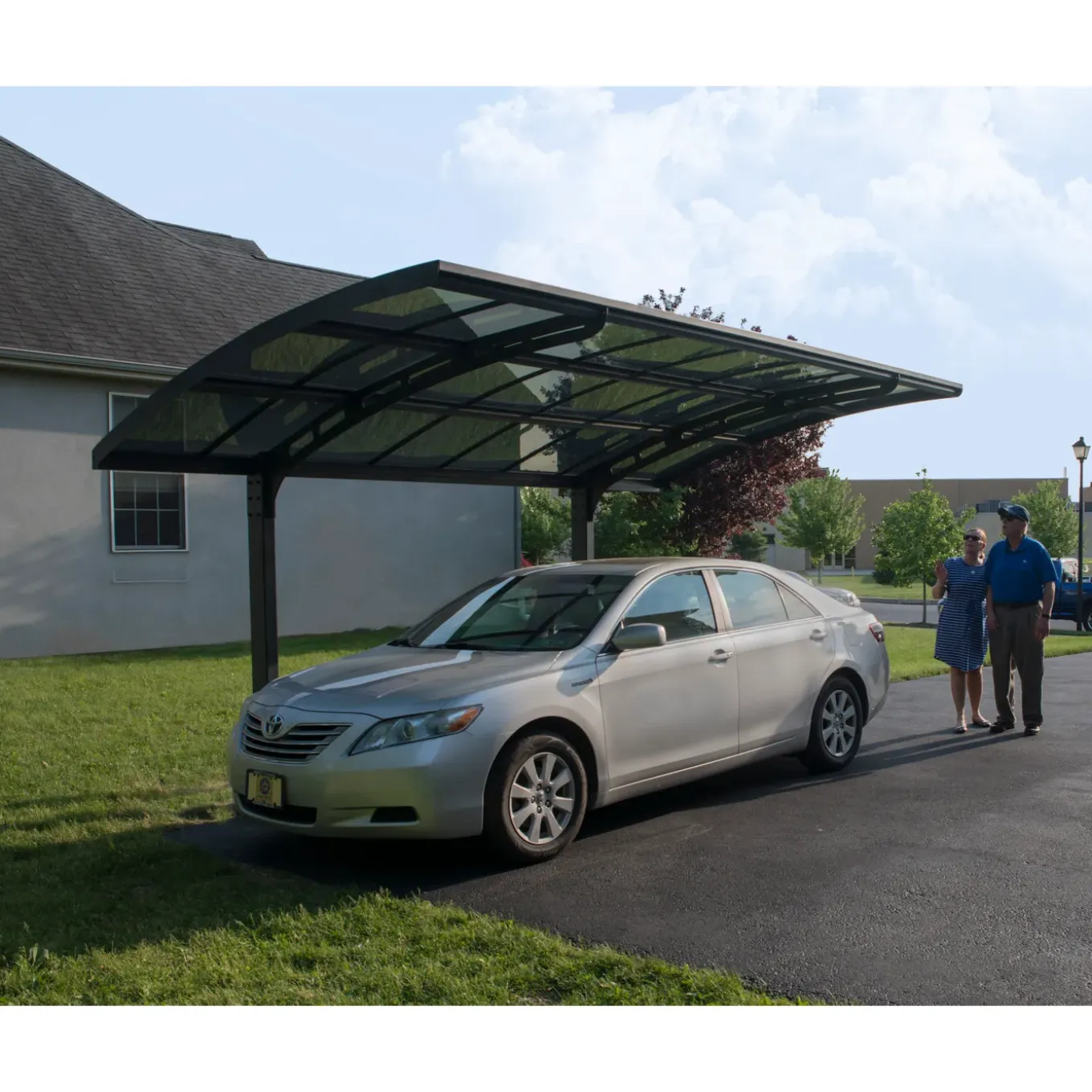 Palram | Canopia - Carport Arizona Breeze - Donkergrijs - 495x290cm