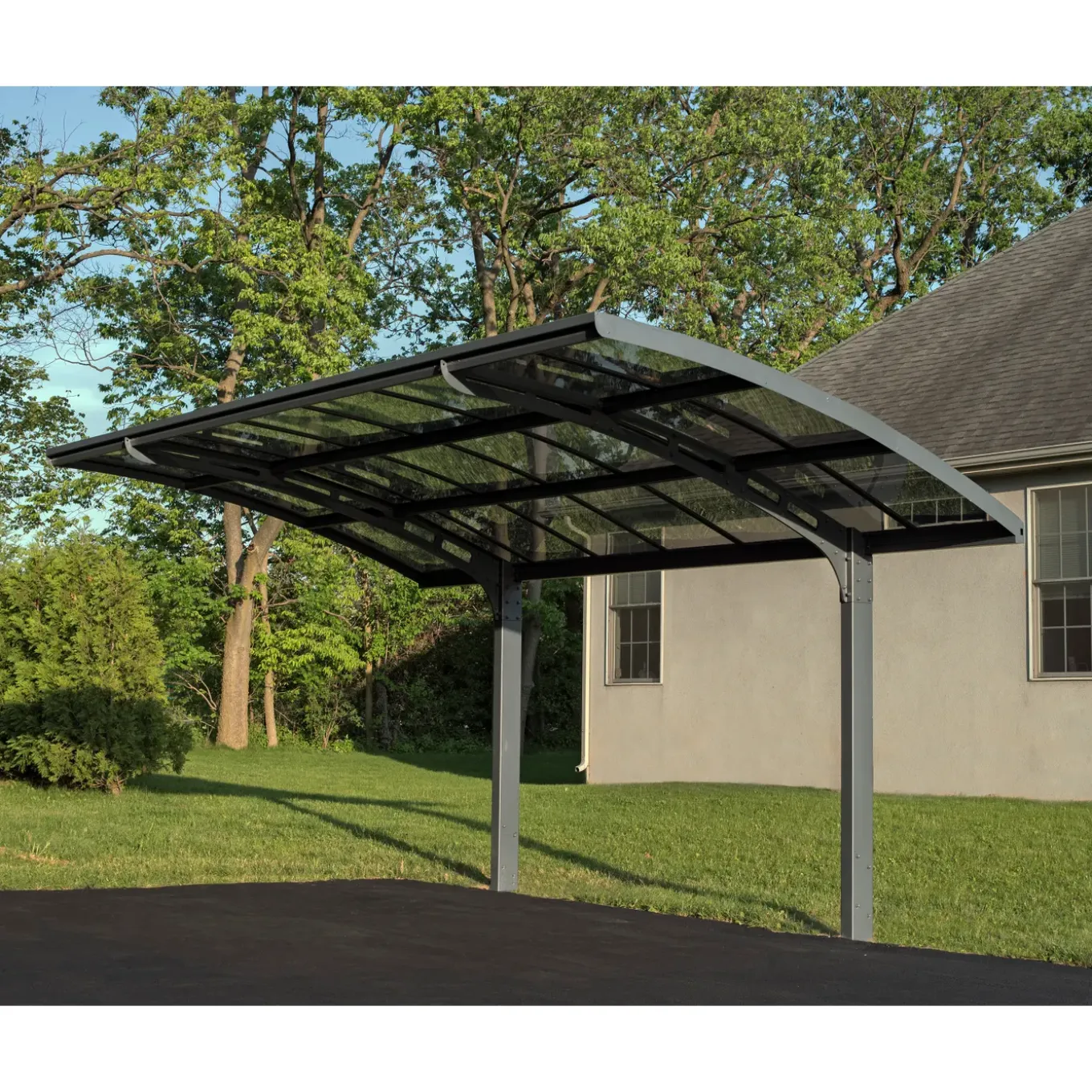Palram | Canopia - Carport Arizona Breeze - Donkergrijs - 495x290cm